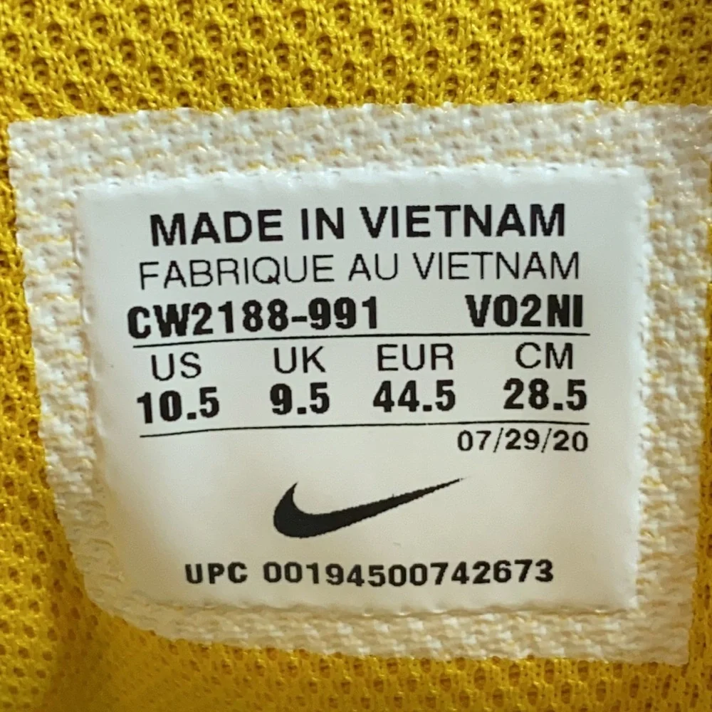 Nike Air Max 95 ‘Nike By You’ Yellow/Orange/White CW2188-991 Men’s Size 10.5 - Picture 12 of 12